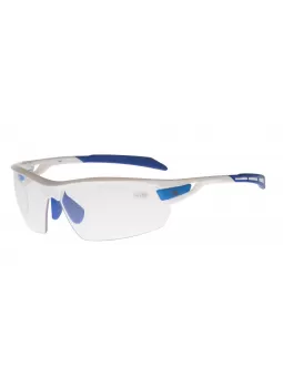 Sportbrille mit Leseteil PHO mit selbsttönenden Gläsern, Rahmen weiss