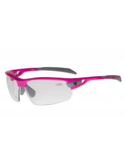 Sportbrille mit Leseteil PHO mit selbsttönenden Gläsern, Rahmen pink
