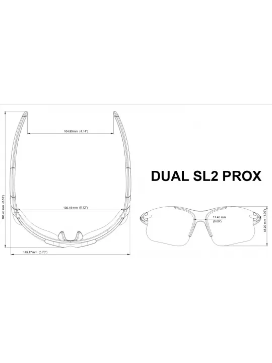 Sportbrille mit Lesebrille  SL2ProPolX