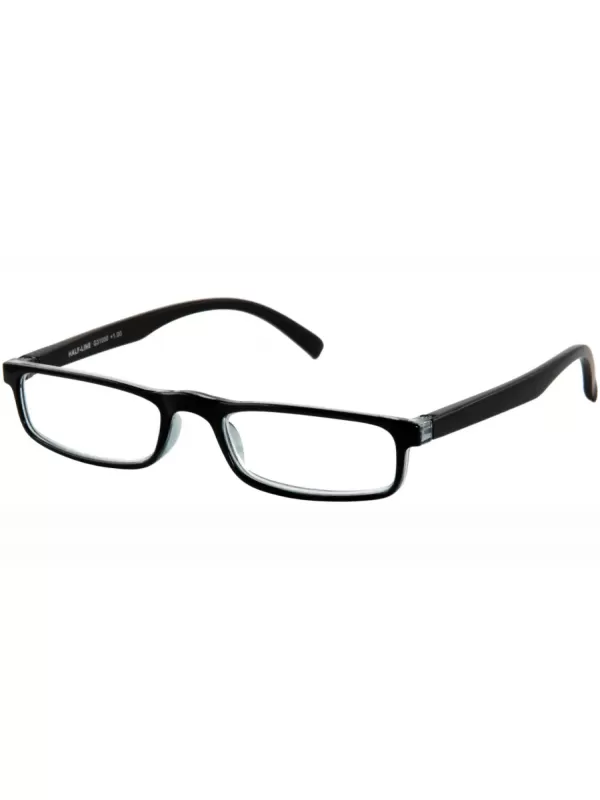 Lesebrille Half Line schwarz