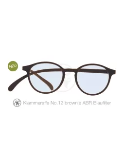 Lesebrille Klammeraffe No 12 brownie ABR