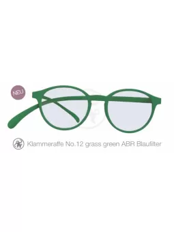 Lesebrille Klammeraffe No 12 grass green ABR