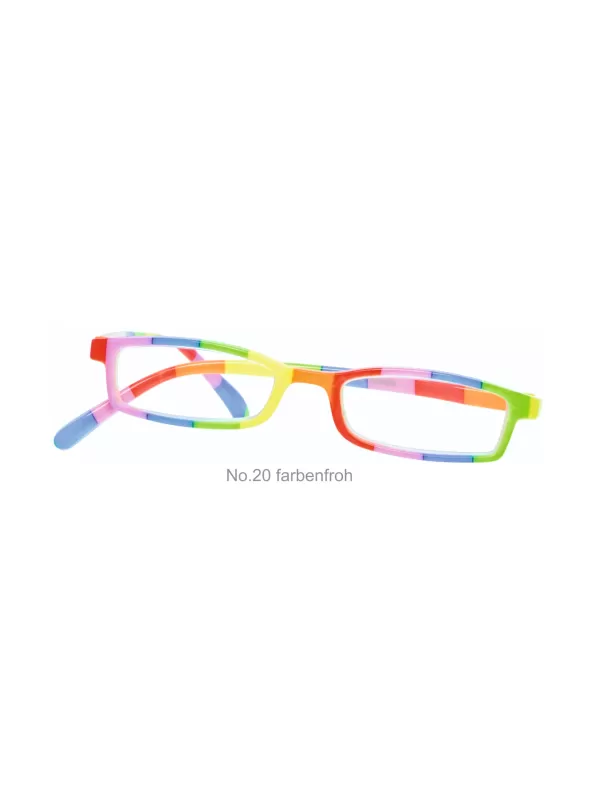 Bunte Lesebrille farbenfroh