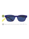 Sonnenbrille mit Lesebrille Klammeraffe No 03 green yellow Bifo sun