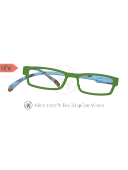 Lesebrille Klammeraffe No 08 grüne Wiesn