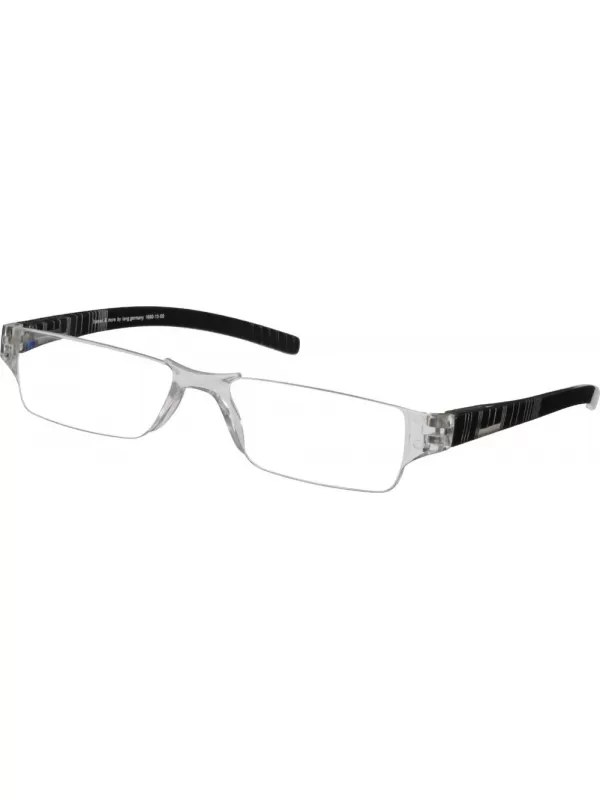 Fertiglesebrille transparente Front mit Hardcase 1680