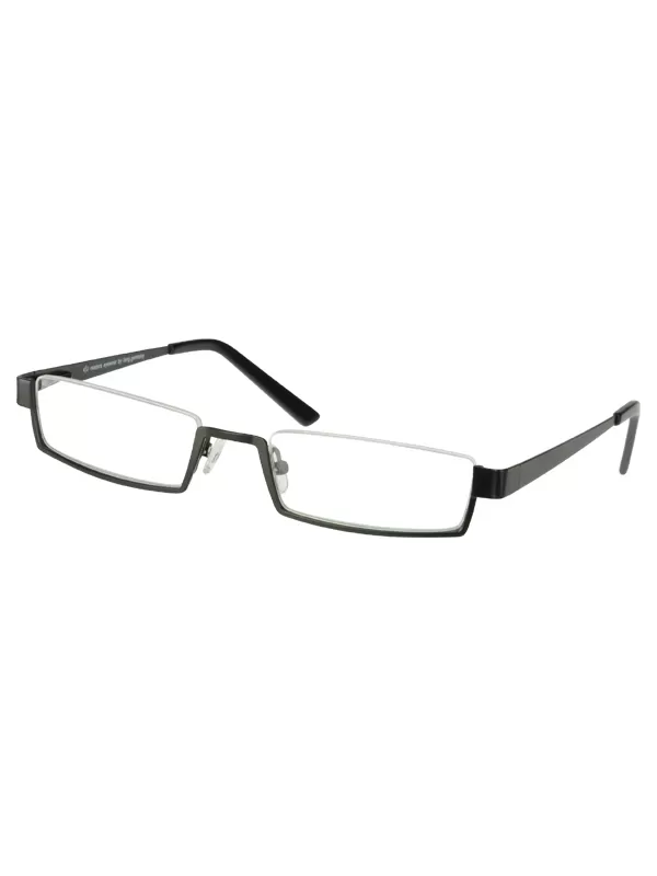 Halbrand Herren Lesebrille mit Hardcase 1761