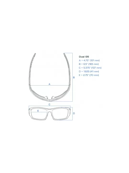 G 5 Sportbrille mit Sehstärke-bifokal