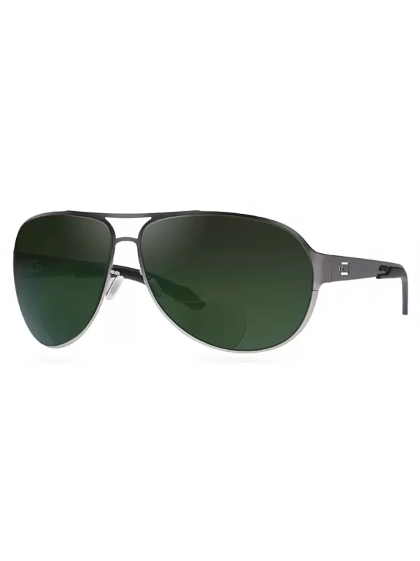 Sportbrille Pilotenbrille Fliegerbrille mit Lesehilfe green